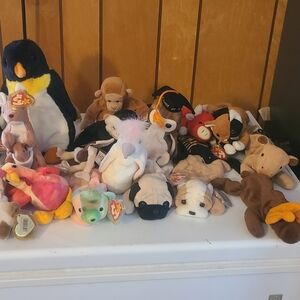 Assorted Beanie Babies Plush Toy Collection